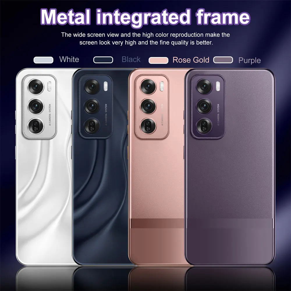 واقي شاشة للهاتف المحمول لهاتف Reno12 Pro الأصلي 5G بطاقة مزدوجة وضع الاستعداد المزدوج 16GB + 1TB نظام أندرويد 14 الإصدار العالمي 8000mAh