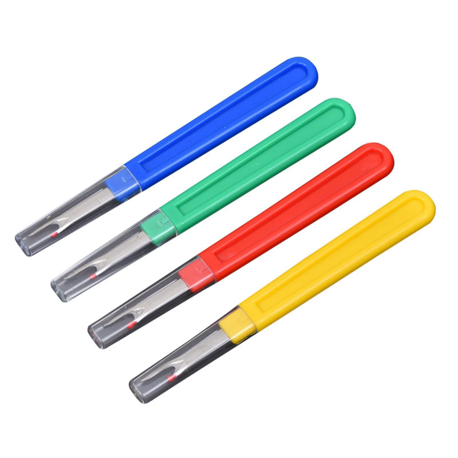 4pcs Thread Cutter Seam Ripper Stitch Unpicker Sewing Tools Plastic Handle Craft Tool Sewing Accessoriess