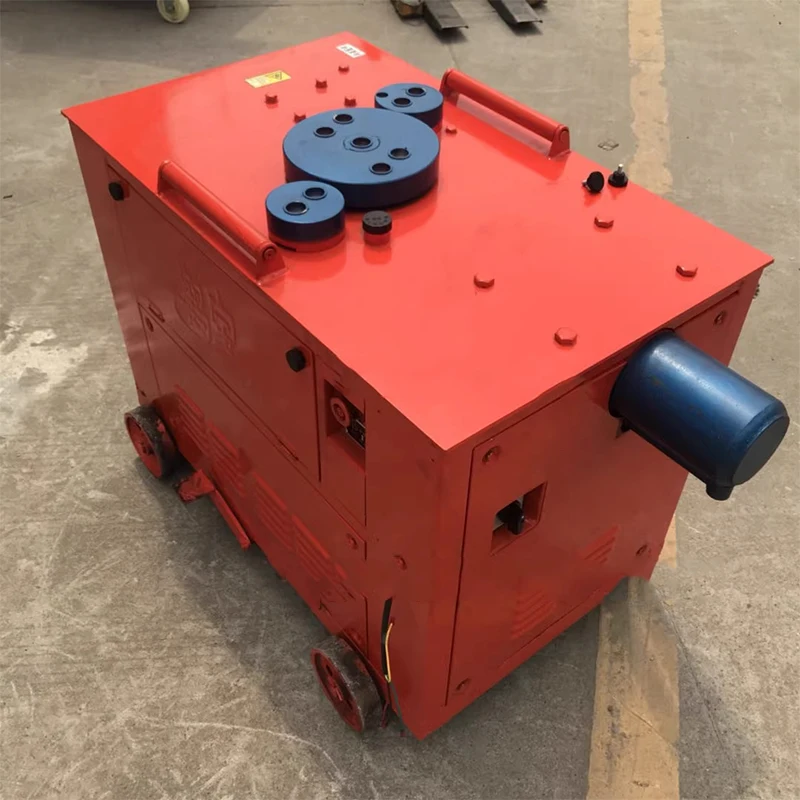 Máquina de dobra e corte de vergalhão hidráulico modelo 32 Equipamento de construção de dupla finalidade para corte de ferro e (personalizado)