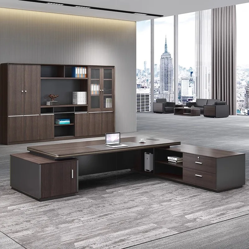 

Room Office Light Computer Desk Wood Chair Luxury L Shaped Desks Desk With Drawer Modern Workshop Beistelltisch Furniture