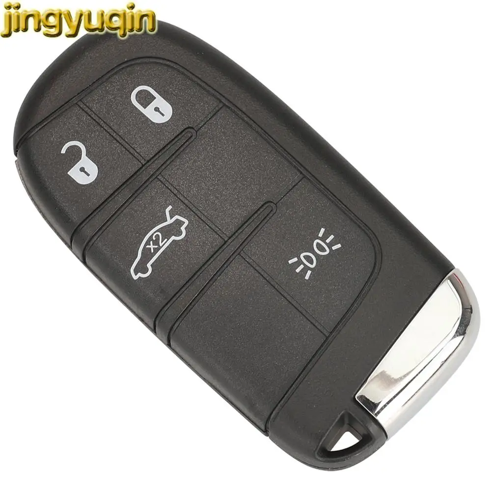 Jingyuqin 433MHz 4A Chip For Fiat 500 500L 500X Toro 2015 2016 2017 2018 2019 Smart Keyless Remote Car Key Fob