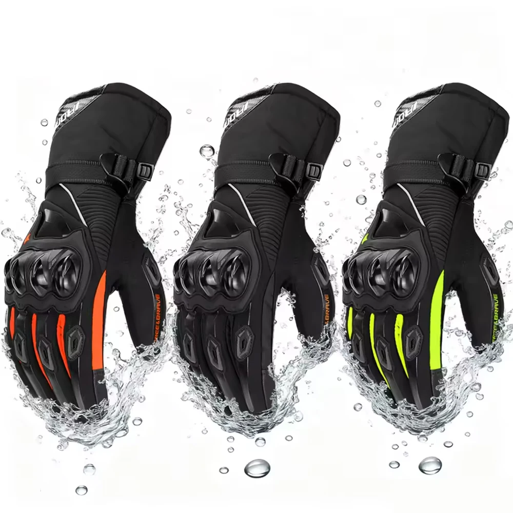 Full Finger Motorcycle Gloves Winter Windproof Moto Motorbike Riding Gloves Men Women Touch Screen Moto Motocross Gloves M-2XL