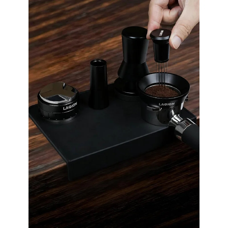 

Прочная противоударная черная силиконовая подушка для кофе, водонепроницаемая и термостойкая, подходит для столешниц