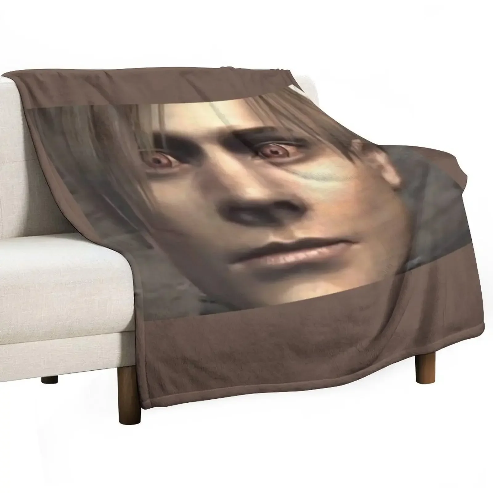 

Leon s Kennedy romantic picture very good Throw Blanket Multi Purpose Soft Warm Blanket for Home Travel
