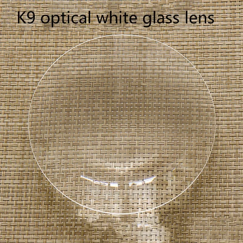 80Mm Optical Biconvex Lens K9 White Glass Magnifying Glass Lens Physics Industrial Experiment Accessories Condensing Glass Lens