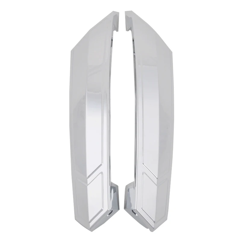 1 Pair Saddlebag Hinge Covers Plastic Silver Motorcycle For Victory Cross Country, Cross Country Tour & Magnum Models 2010-2017