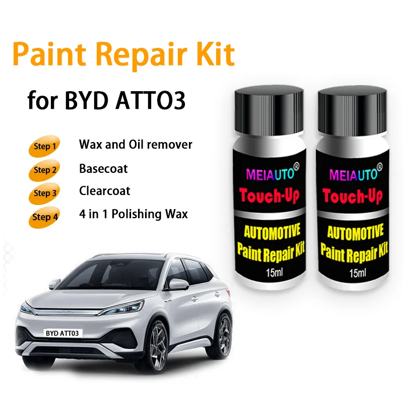 Car Paint Repair kit for BYD ATTO 3 Touch-Up Paint Scratch Remover Automotive Paint Care Accessories Black White