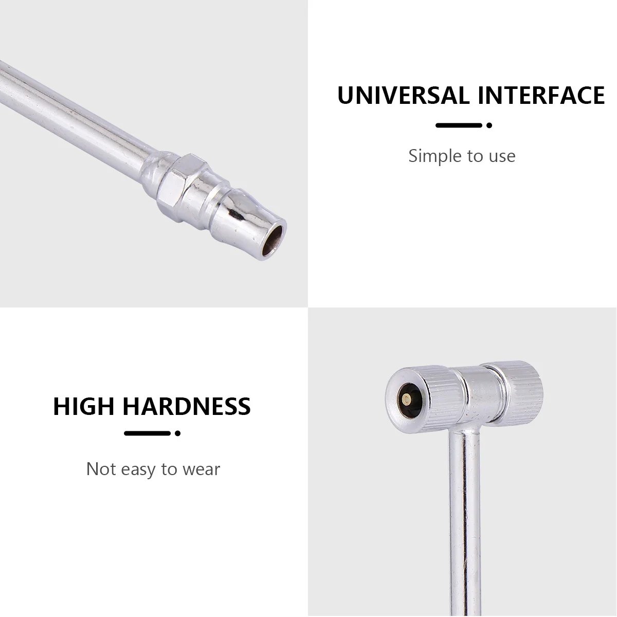 

1Pcs Multi-Functional Infaltion Head High Performance Tire Accessory Easy to Attach and Remove for Diverse Tires and Air Lines