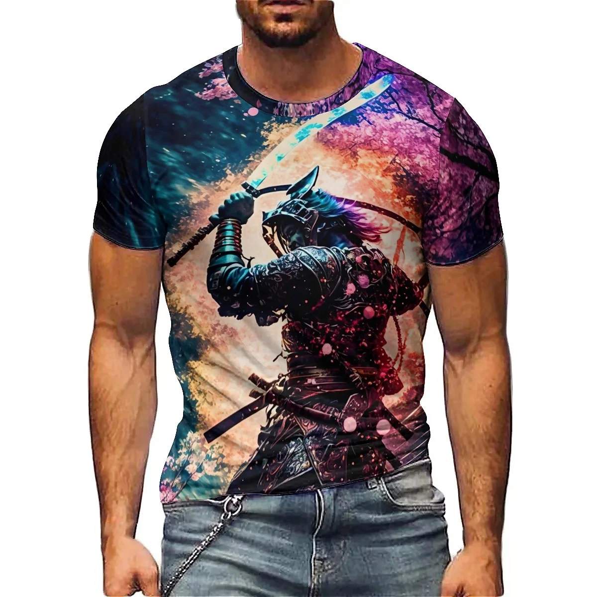 

Summer Outdoor Activities, Men's 3D Printed Short-sleeved T-shirts, Soft and Comfortable Fabric, High-quality,