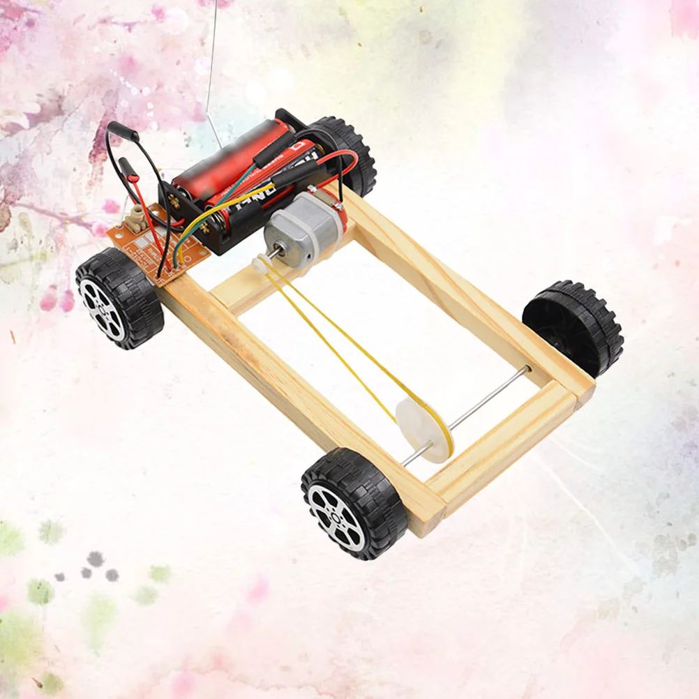 

Remote Control Four-Wheel Drive Car For Kids Stem Educational Science Kit Small Size Diy Assembly Circuit Physics Principle