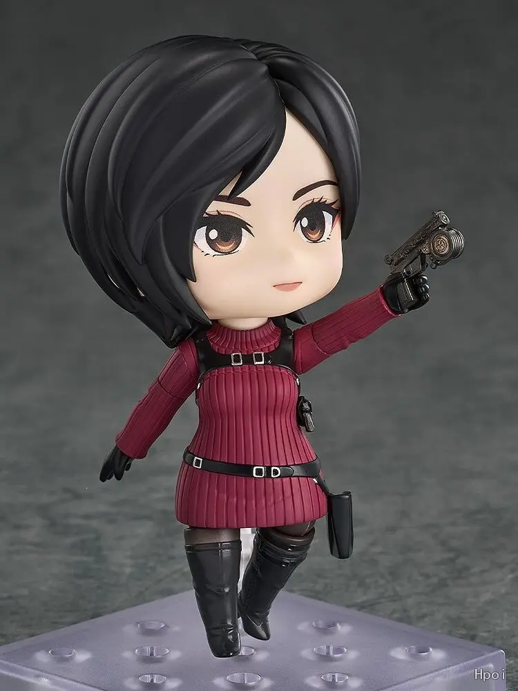 Q-Version Kurzhaar-Nendoroid 2761 Ada Wong Anime-Figur Modell Spielzeug Bewegliche Gelenke Sammlerstück Desktop-PC-Gehäuse-Ornament Fan-Geschenk – Detail 2