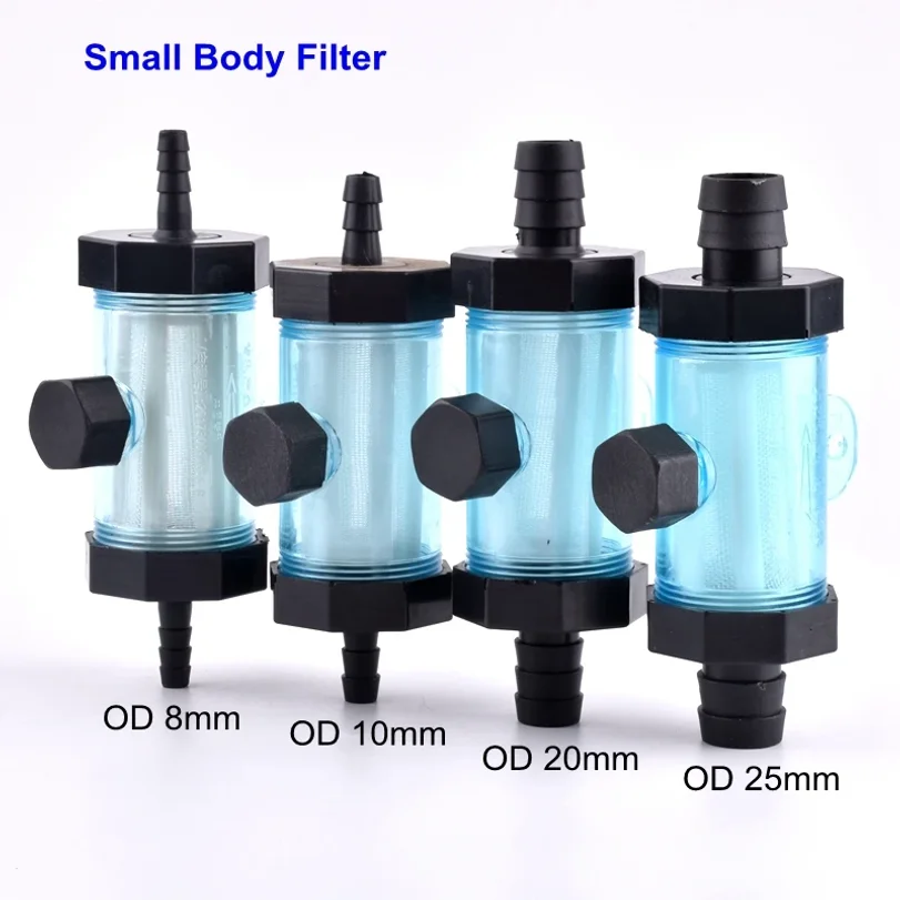 1pc 8mm~12mm Water Hose Filter Garden Irrigation Fittings Sprayer Aquarium Fish Tank Soft Water Pipe Filter Cup Car Brake Filter