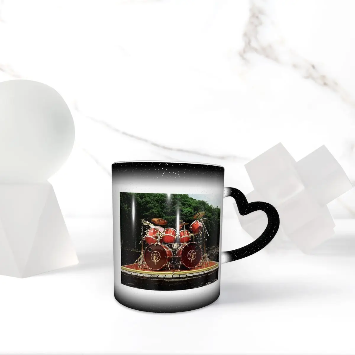

Play Drum In Fores Mug Funny Ceramic Coffee Cups Tea Mugs Milk Cup Drinkware Gifts for Friends