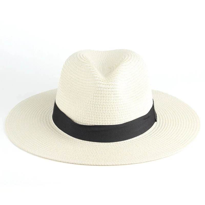 Adjustable Classic Panama Hat-Handmade In Ecuador Sun Hats for Women Man Beach Straw Hat for Men UV Protection Cap Dropshipping