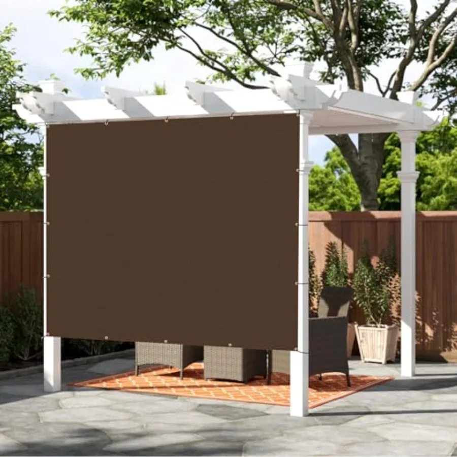 

Ткань для затенения 6x8 футов, солнцезащитный тент с люверсами для перголы, двора, сада