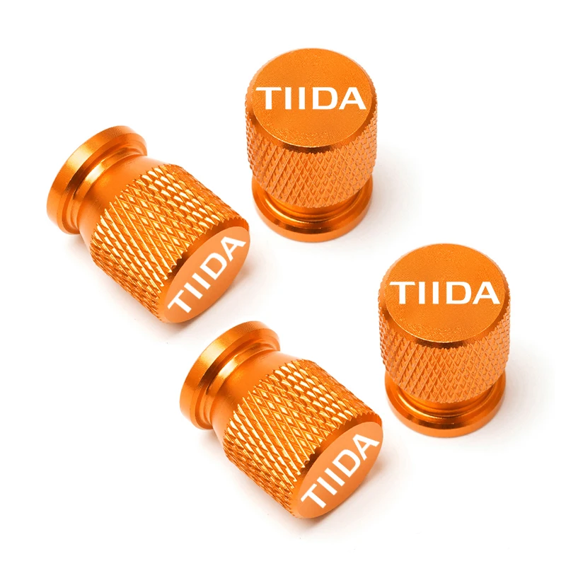 Car Wheel Tire Valve Caps Tyre Stem Covers Airdust Waterproof For Nissan TIIDA Accessories