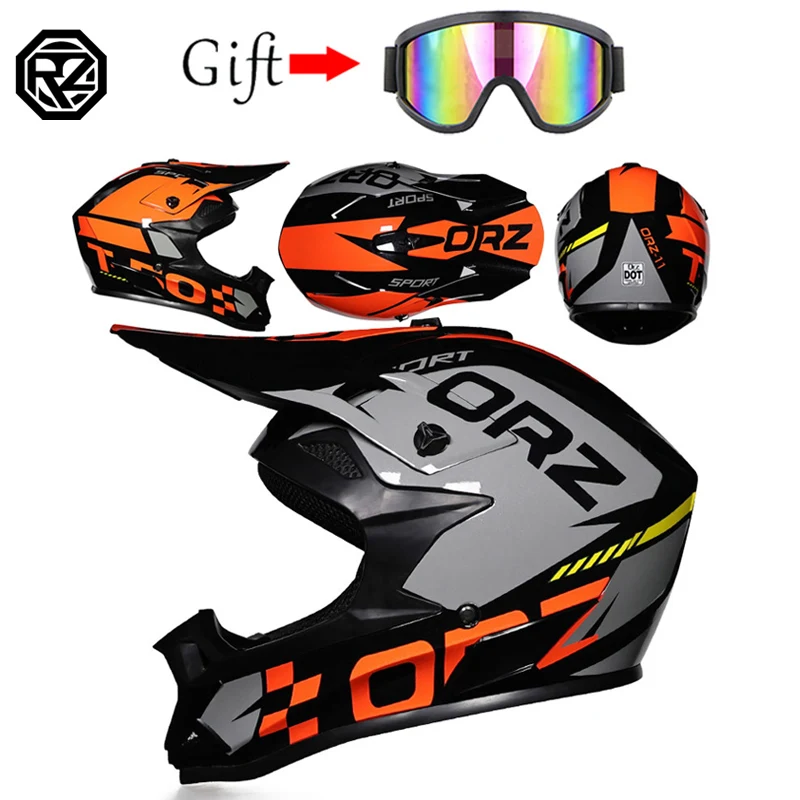 Мотоциклетный шлем, мотоциклетный шлем для мотокросса, внедорожный мотоциклетный шлем, Abs, для мужчин и женщин, в горошек, новое поступление