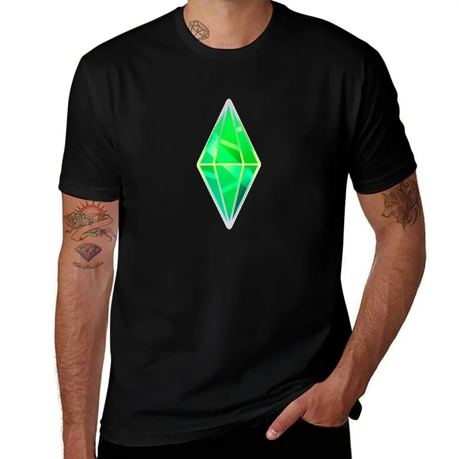 

Green plumbob sims 4 T-Shirt Performance Workout Short Sleeve Tee
