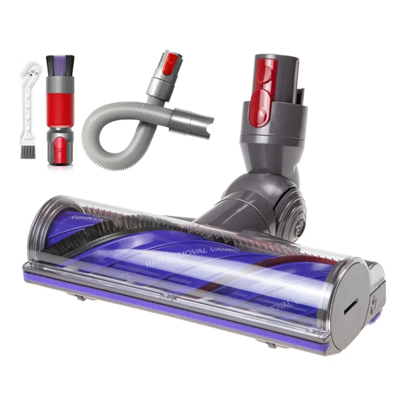 

ABVJ-Anti-Tangle Replacement Vacuum Head Set For Dyson V8 V10 V11 V15 Cordless Vacuum Cleaner For Carpets Rugs Hardwood Floor