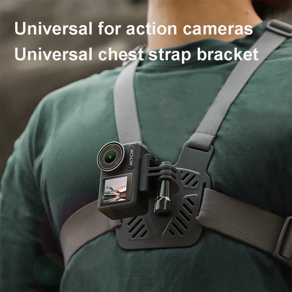 

For DJI Pocket3 /Go pro /insta 360 Universal Universal Chest Strap Holder for Action Camera For DJI Pocket 3 Shooting Stand