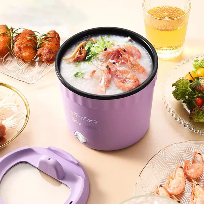 Mini Electric Cooker Household Multifunctional All-In-One Pot Non-stick Pan Hot Pot Rice Cooker Pot Frying Pan Food Stew