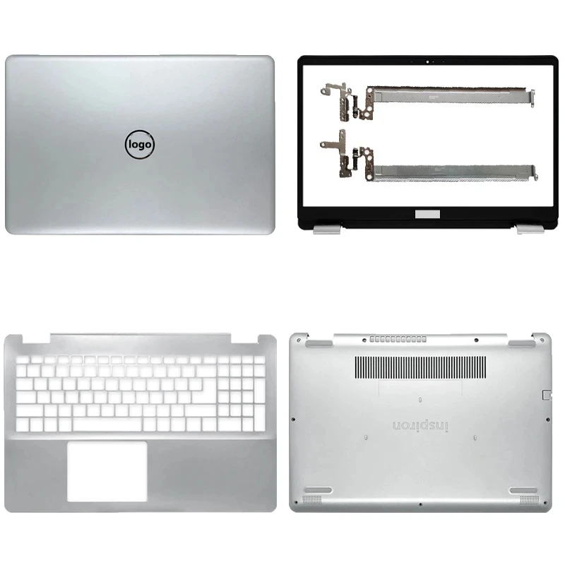 

New Laptop Parts For Dell Inspiron 15 5000 5584 P85F Rear Lid Housing LCD Back Cover Front Bezel Hinges Palmrest Bottom Case Top