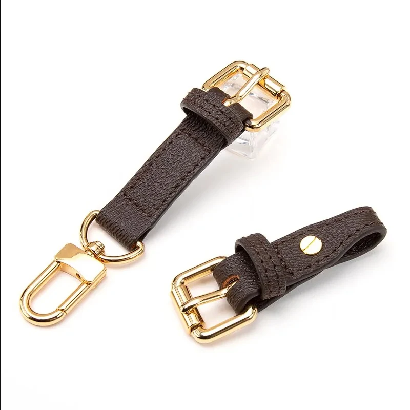 CRAZYSMITH Bag Strap Shortening Adjustment Buckle for LV Metis Bags Genuine Leather Modification Shorten Strap Bag Accessories