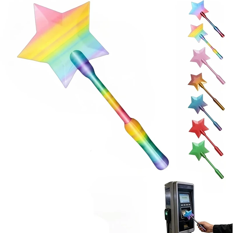 Cross-Border3D Printed Wand Tap to PayStarlight Magic Wand Non-Contact Payment Card Holder Retractable