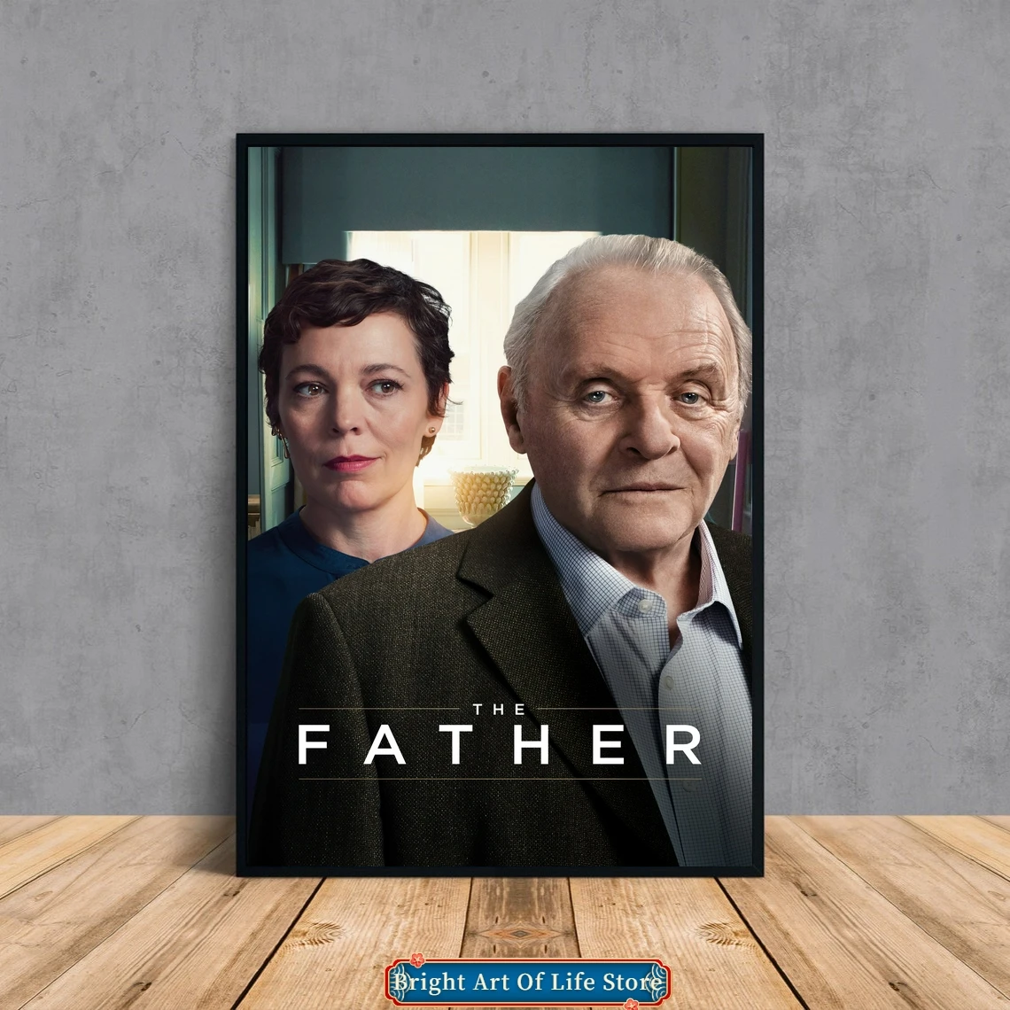 The Father (2021) Classic Movie Poster Cover Photo Canvas Print Apartment Home Decor Wall Painting (Unframed)