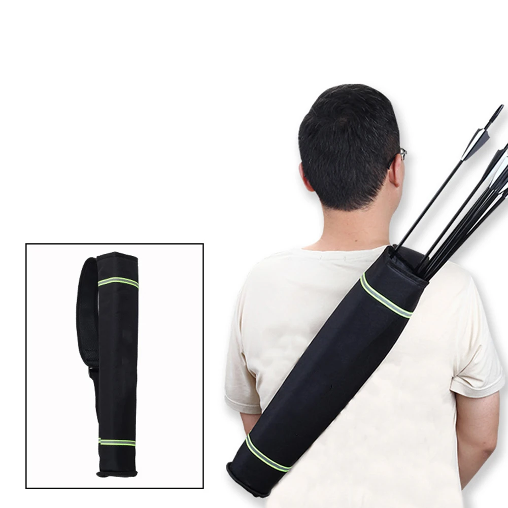 Outdoor Reflective No Tubes Back Field Quiver Training Arrow Quiver 40-50 Arrows Large Capacity Hunting Accessories