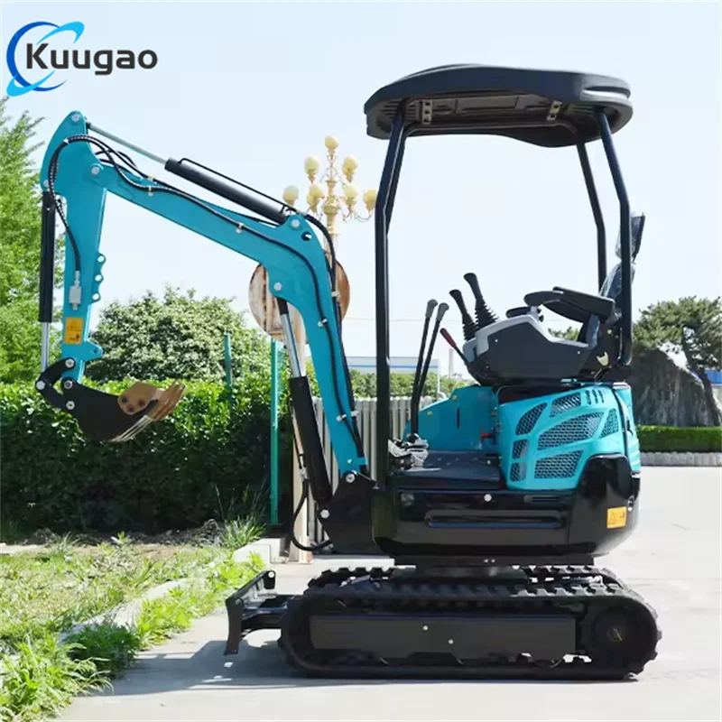 Ekskavator Mini 1.8 ton tas kubota 2 ton minibagger alat berkebun minikoparka escavatore penggali mini ember Kuugao Eropa