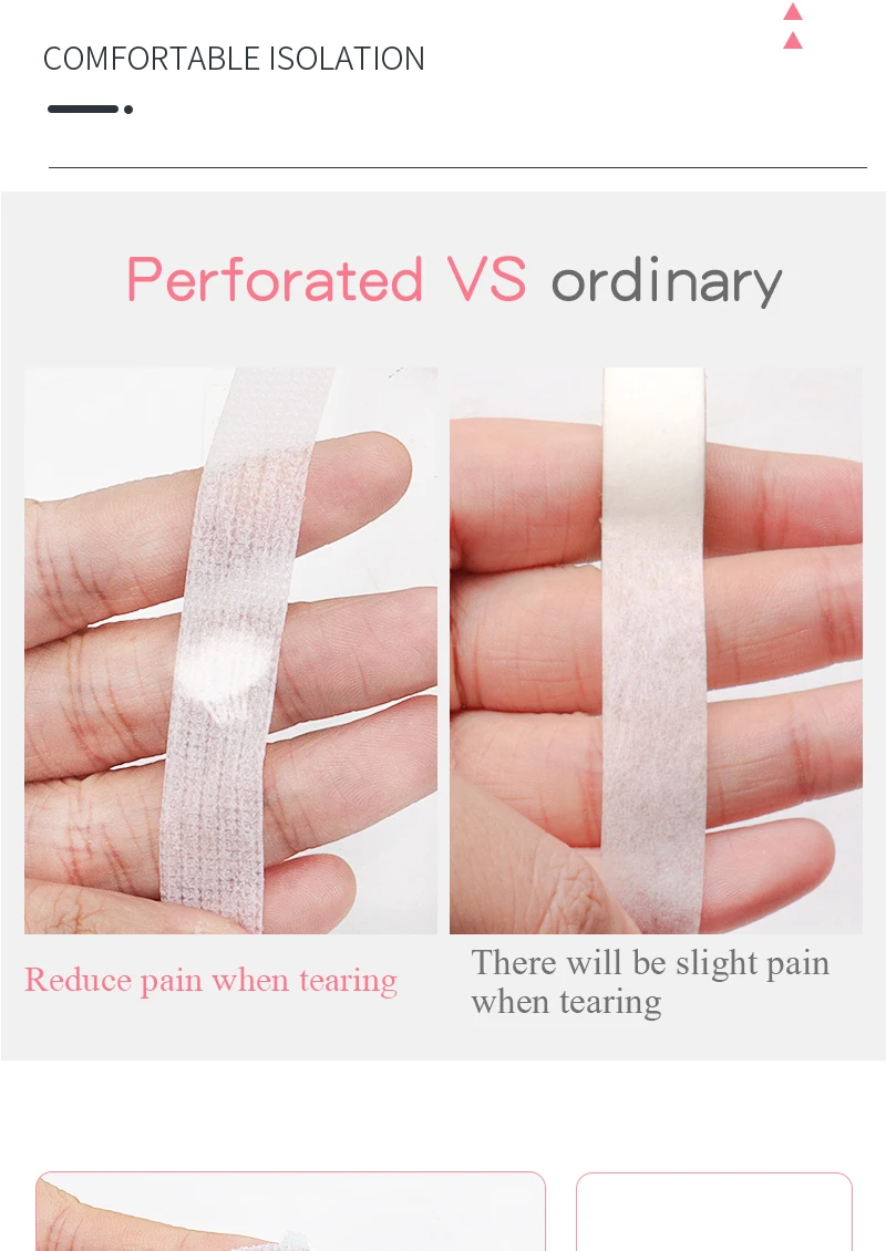 Wimpernverlängerung Klebeband Rosa Silikon Augenpolster Aufkleber Mikroporen Atmungsaktiv Unter Wimpern Patch Lash Lifting Make-Up-Tool – Detail 5