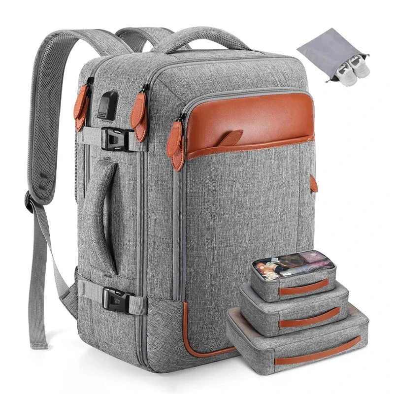 

2024 New Men's Multi Functional Waterproof Computer Backpack Large Capacity Business Backpack Leisure Business Travel Bag