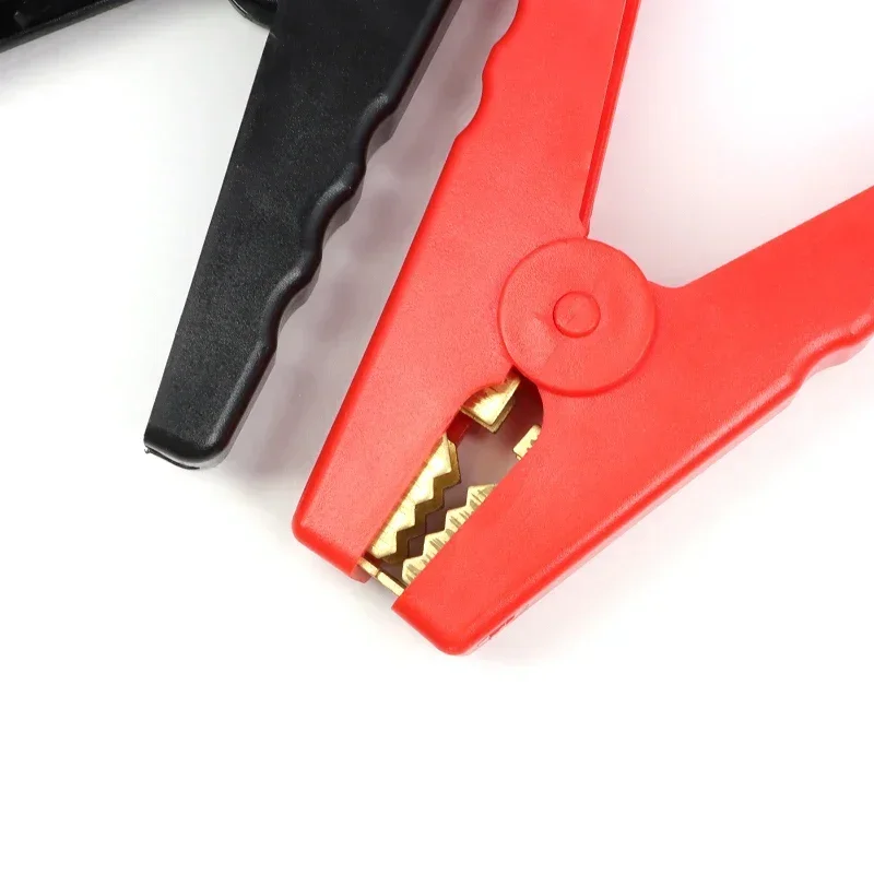 1~10 Pairs 300A Copper Crocodile Clips Black+Red Set for Car Caravan Van Batteries Test Lead Plug Power Connector Battery Clip