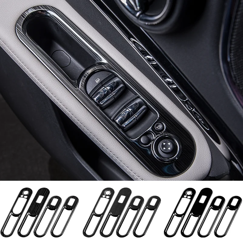 For MINI Cooper F60 Countryman Auto Styling Interior Accessories Moulding Trim Car Windows Control Panel Cover Stickers