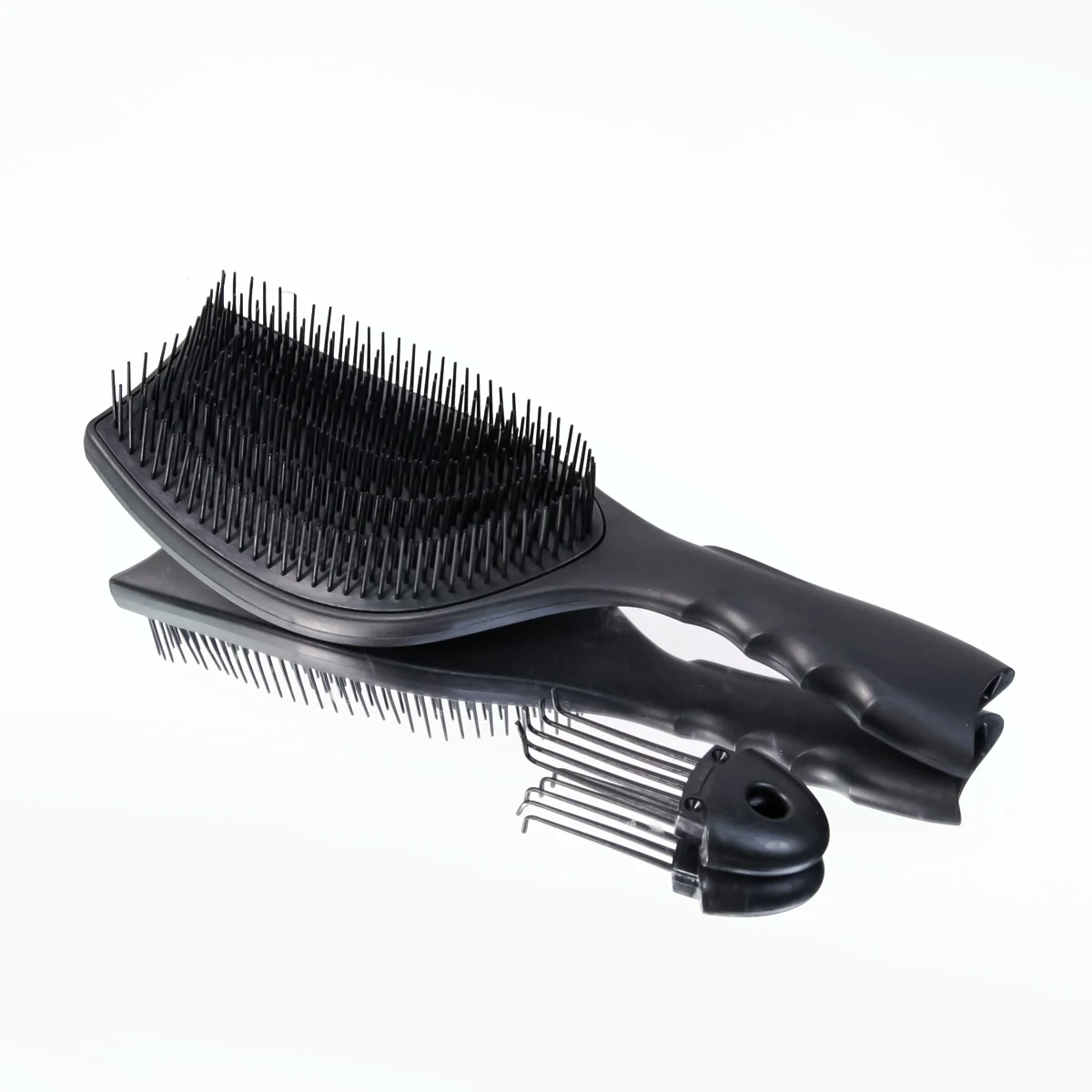 1pc, Multi-Use Hairbrush, Scalp Massage with Detachable Cleaning Comb Tail Household And Salon Suitable for Various Hair Types