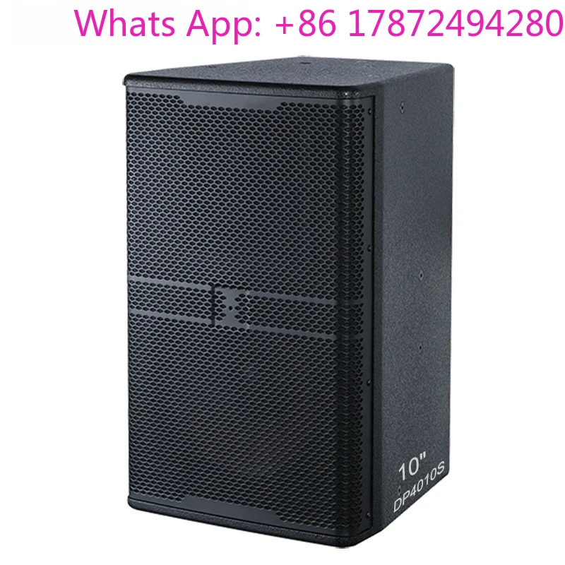 Full-Range Professional Speaker Powered Bass Speaker 10 Inch 2-way Full Range Speaker with NEO Magnet for Conference Room