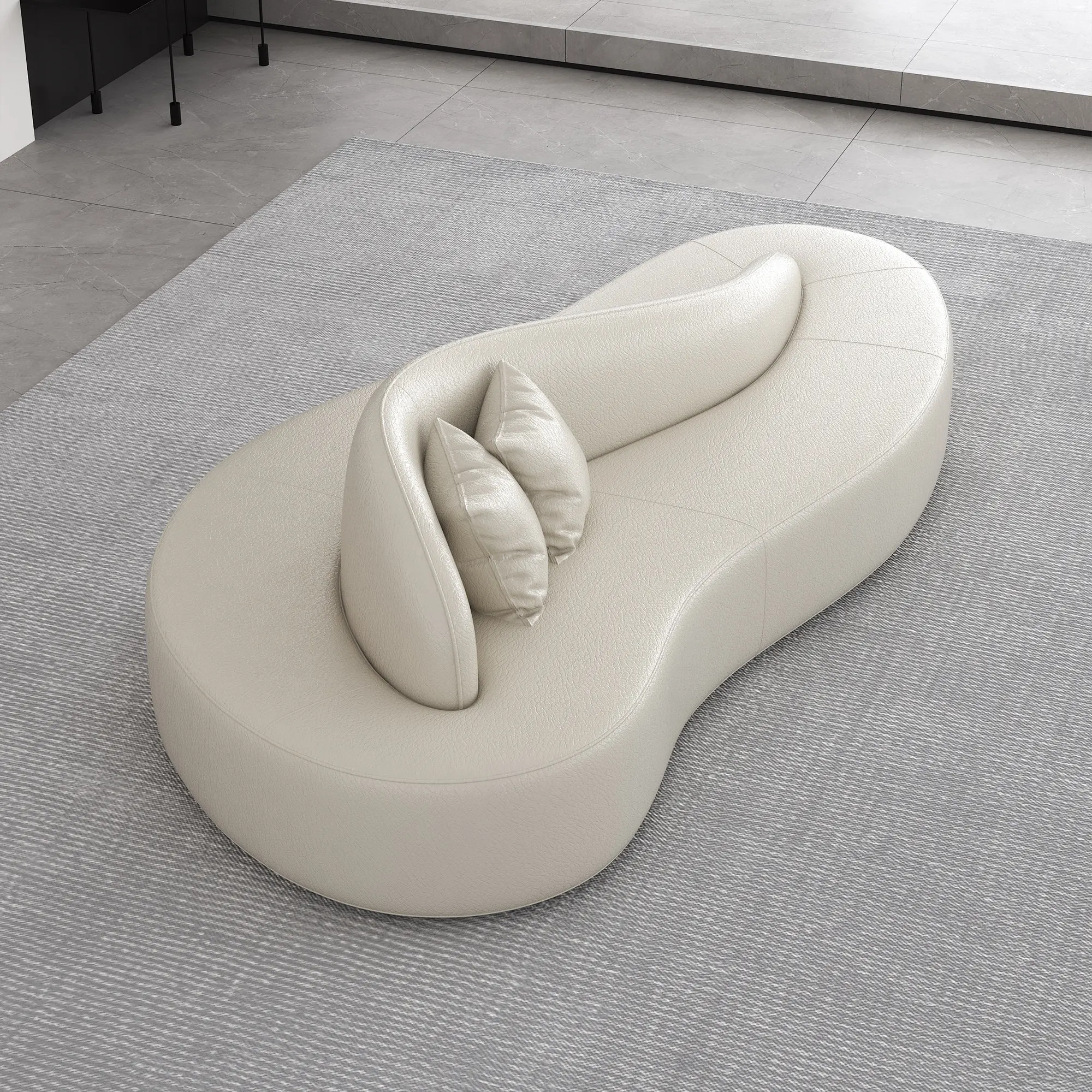 V*-Nordic Modern Creative Simple Clothing Store Double-sided Backrest Reception Rest Area Hotel Lobby Hair Salon