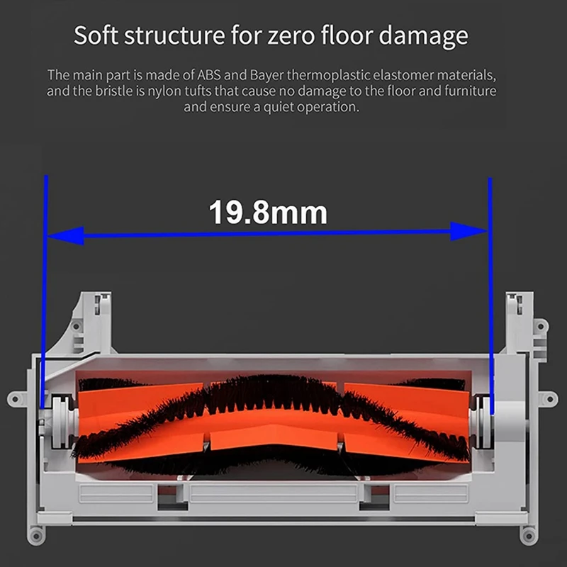 Zestaw akcesoriów części zamiennych do Xiaomi Mijia Roborock E25 E4 S5 S6 E20 E35 C10 S50 S51 S4 główny filtr szczotkowy