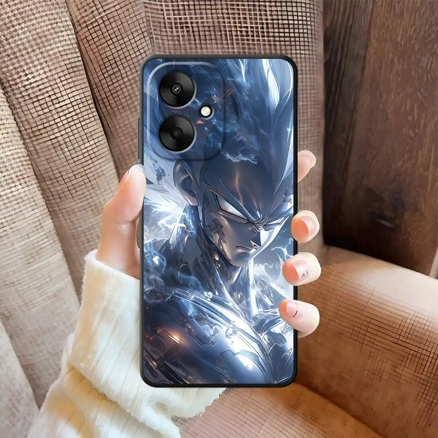أنيمي لعبة دراغون بول الأسود لينة غطاء الهاتف الحال بالنسبة Xiaomi Redmi A1 A2 زائد 12C 14C A5 A3 13C 9 K40 K80 برو A4 10 #6