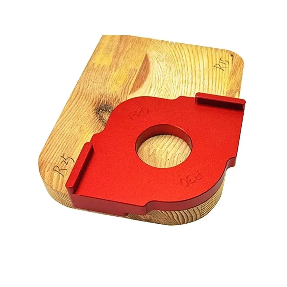 3Pcs Radius Jig Router Templates Aluminium Alloy Radius Corners R5 R10 R15 R20 R25 R30  for Woodworking DIY