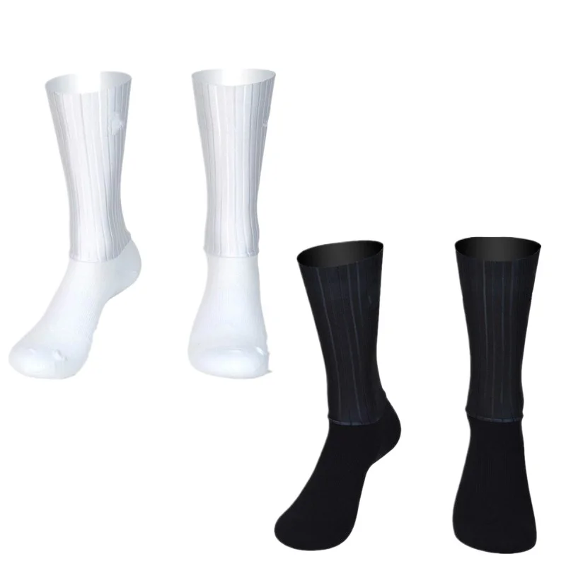 

Pro Silica Gel Anti Aero Slip BikeTeam Cycling Socks Seamless Bicycle Running Sport Socks