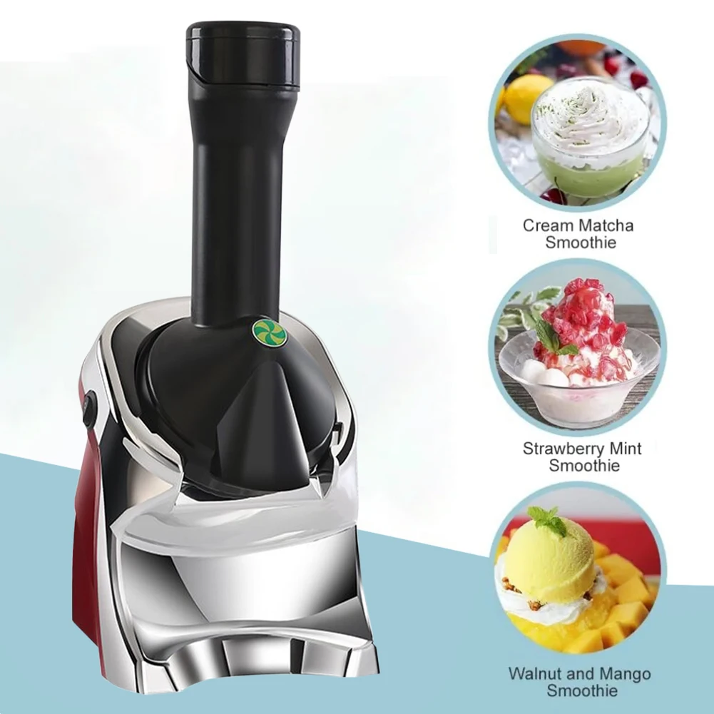 Ice Cream Machine 220V Household Automatic Fruit Ice Cream Maker Frozen Fruit Dessert Milkshake Machine Ice Cream Tools Applianc