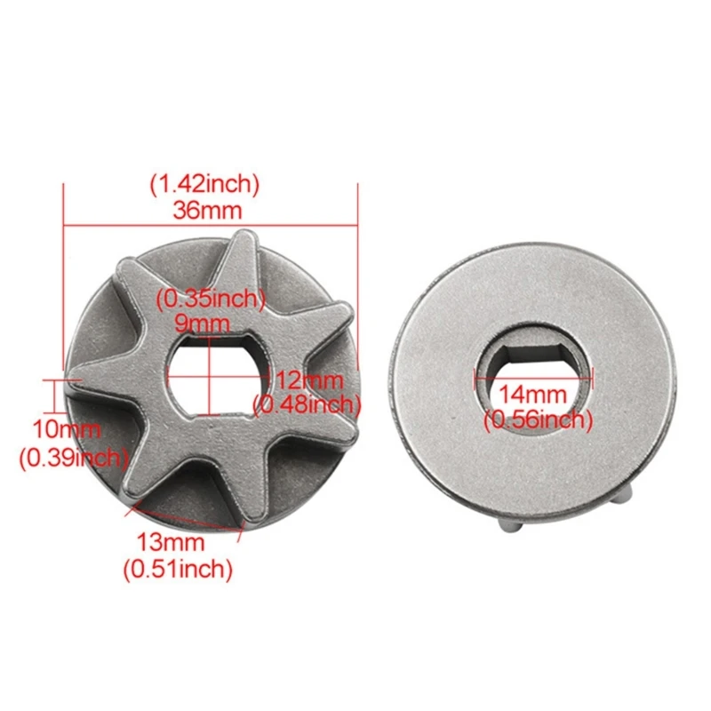 Bánh Răng Ổ Thay Thế Con Quay Cho 5016/6018 Gear Hoa Thị Điện Cưa Xích 7/6/3 Răng Công Nghiệp Máy Cưa Xích KXRE