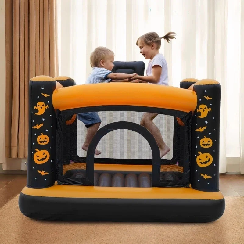 Inflatable Castle Children's Trampoline Indoor Small Household Trampoline Toys Family Naughty Castle Paradise
