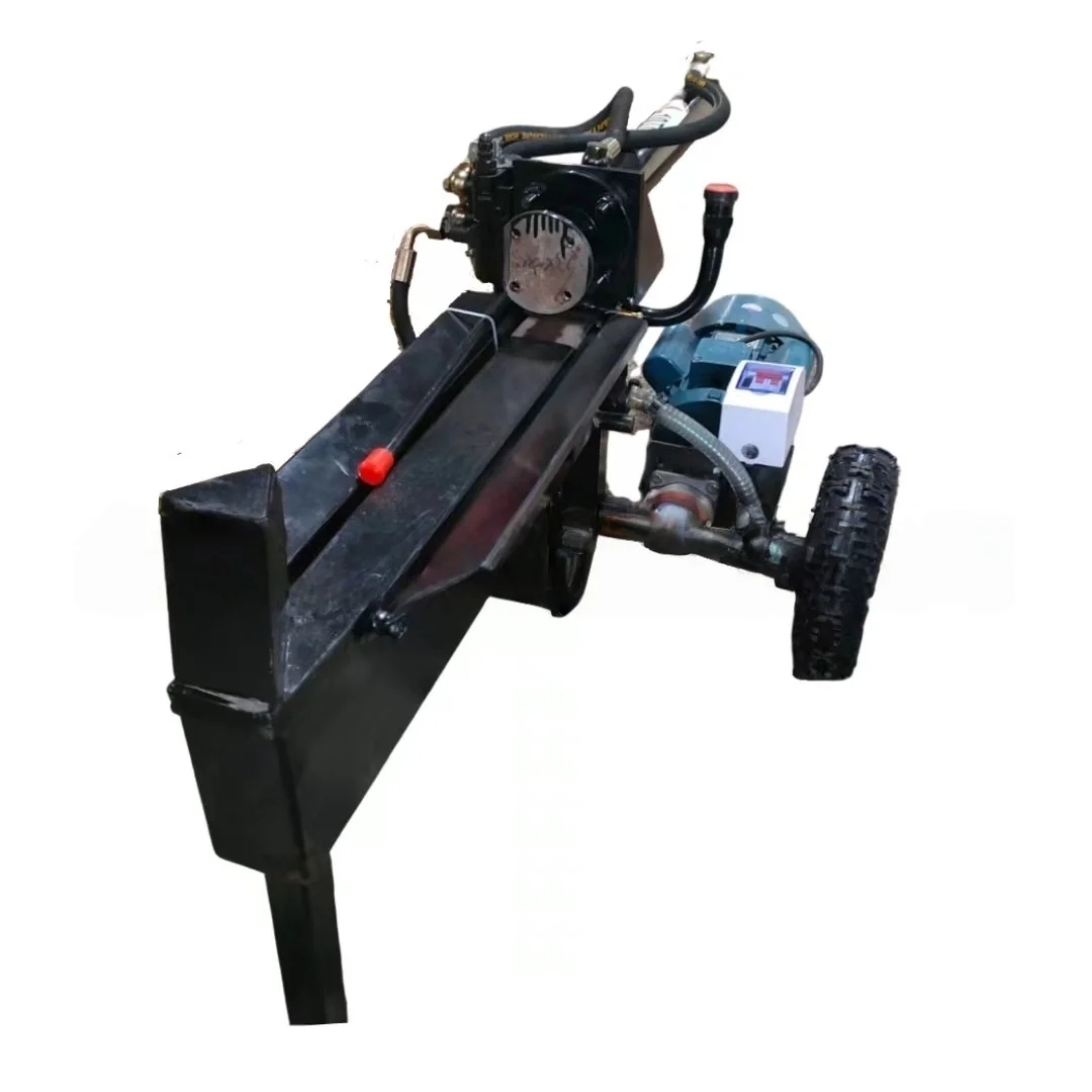 Root Hardwood Machine  Wood Chipper Timbersaw Log Splitter  Wood Cutter Electric Cutting Machine 10T Wood Breaking Tools