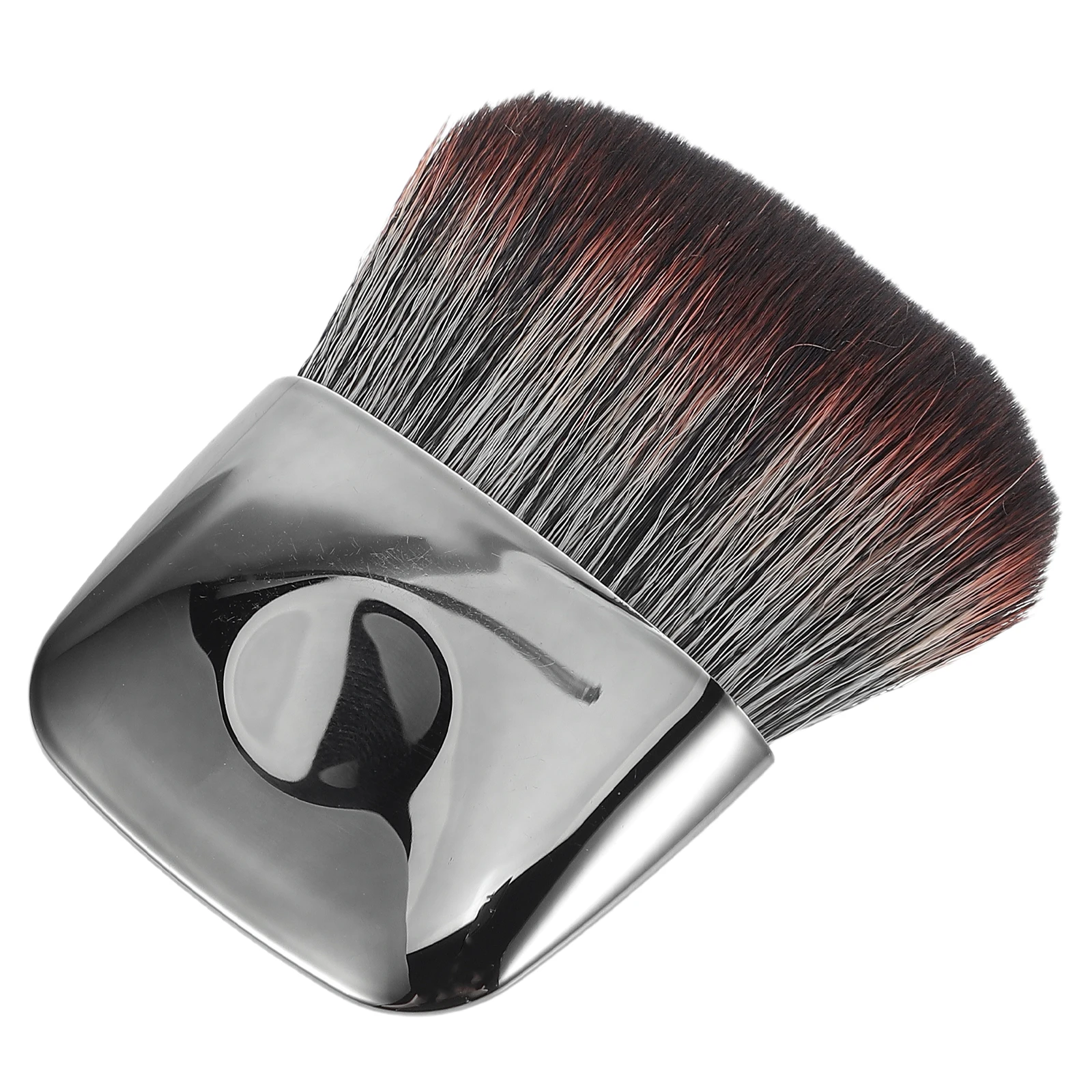 فرشاة مكياج: أداة بودرة أحمر الخدود الصغيرة المسطحة للسفر، فرشاة وجه محمولة ذات شعيرات ناعمة للنساء #6