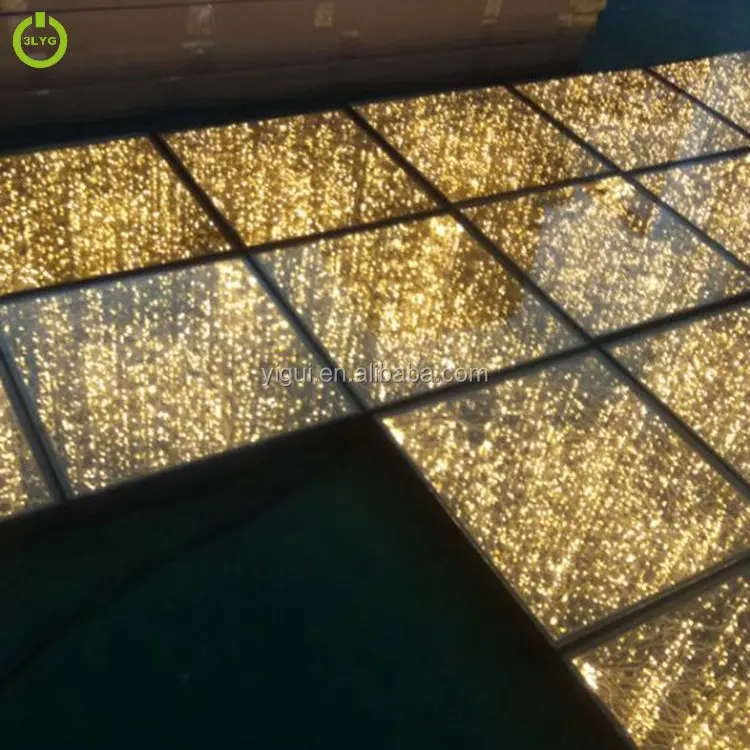 2026  New 3d Optical Illusions Led Mirror Led Dance Floor