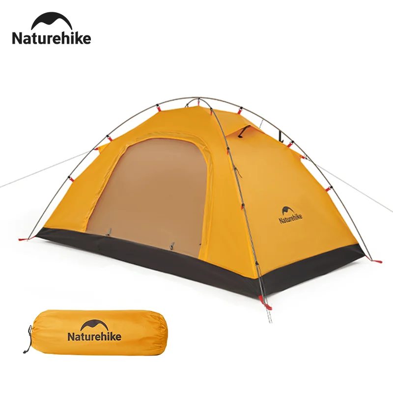 Naturehike Camping Backpacking Tent 2 Person Lightweight Waterproof 65D Outdoor Travel Hiking Cycling Shelter Tent PU3000+