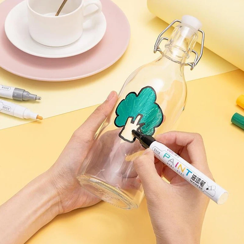 Водостойкий Перманентный масляный маркер для краски, ручка для обуви, шин, граффити, маркер, Школьное художественное письмо, инструмент для рисования, ручка для рисования